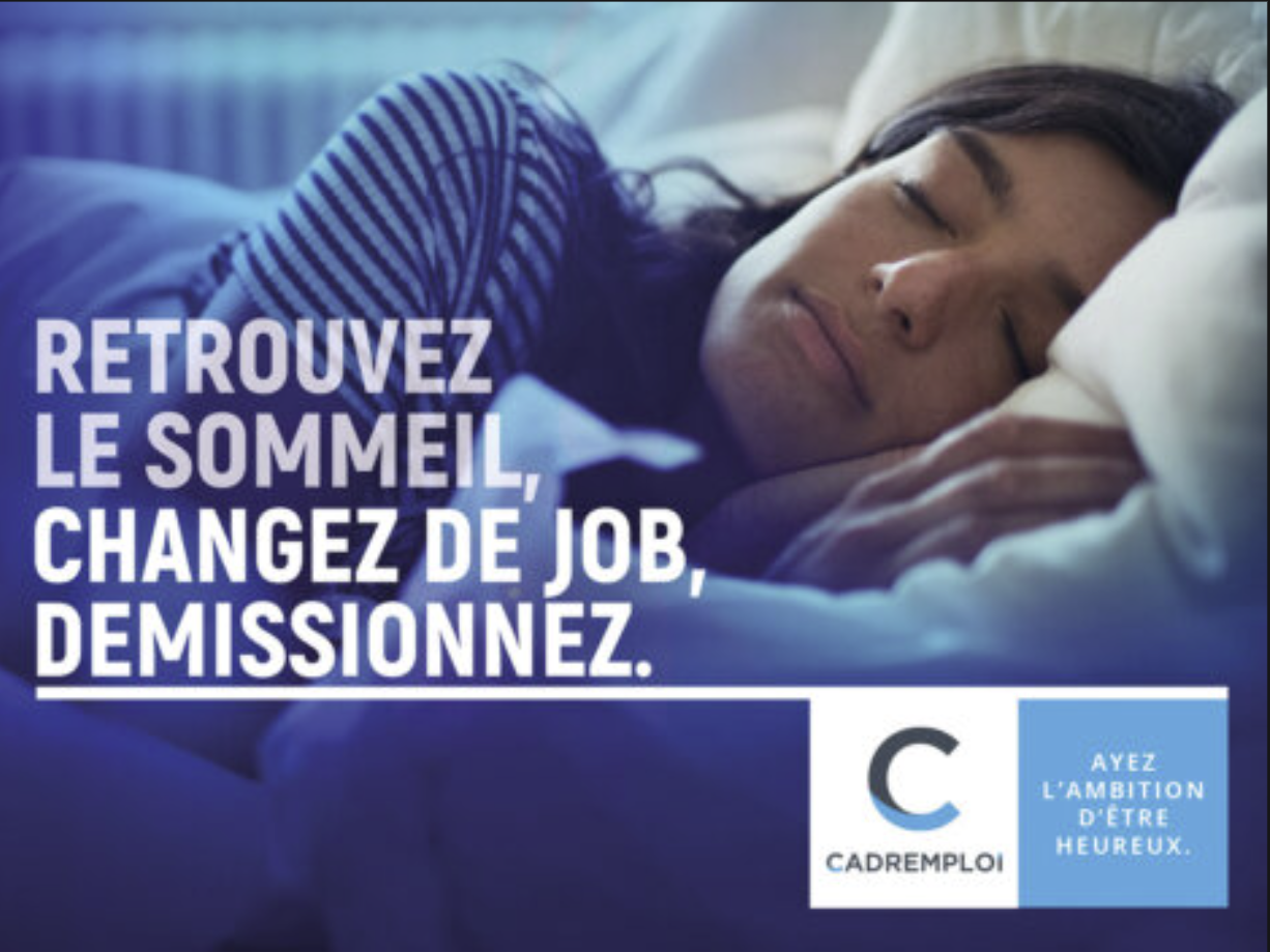 Cadremploi - "Ayez l'ambition d'être heureux"