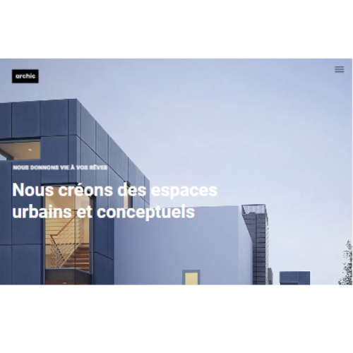 ARCHIK ➖ Site web vitrine