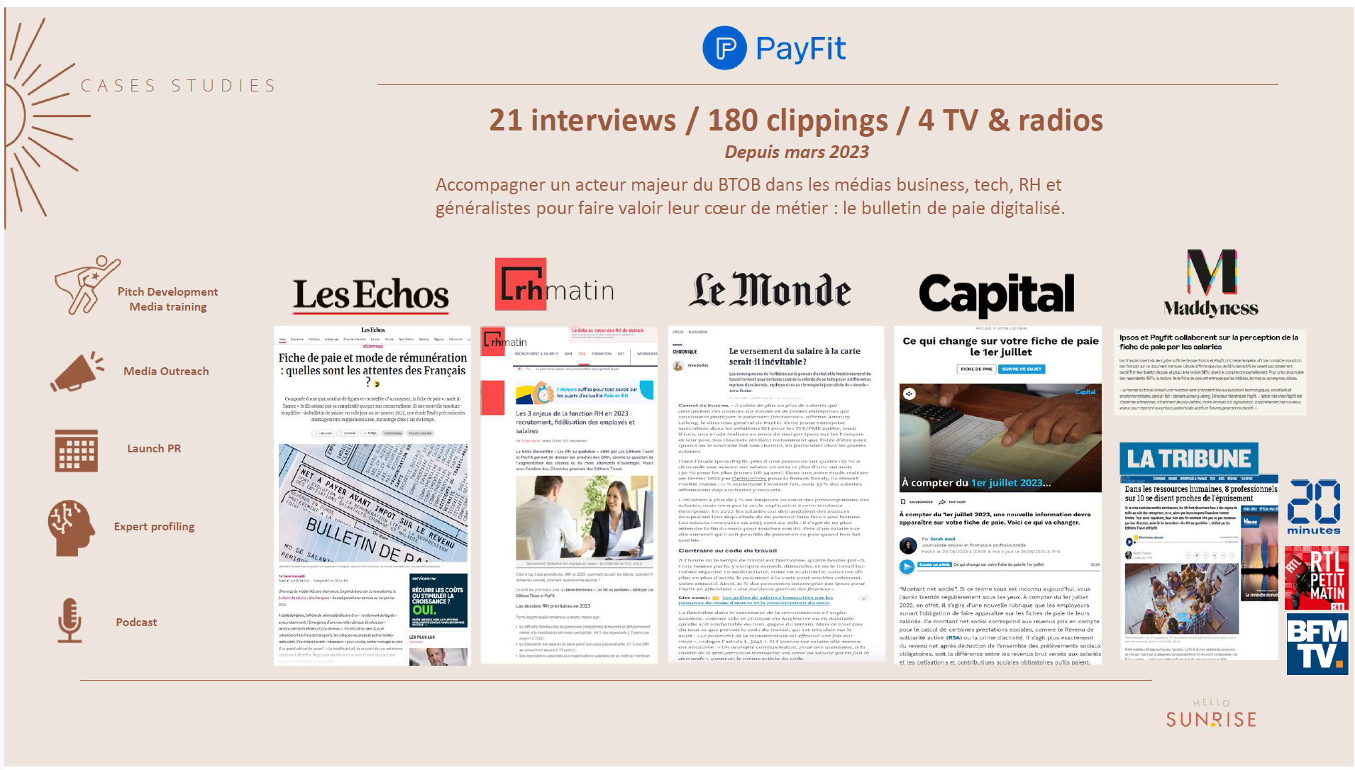 Communication pour Payfit