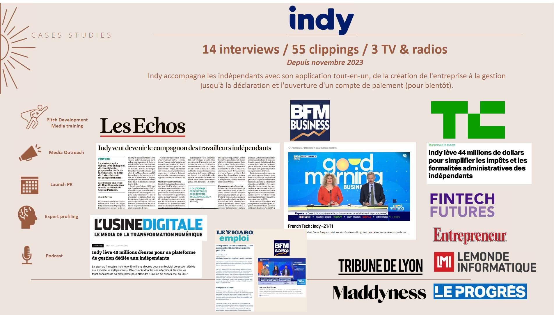 Communication pour Indy