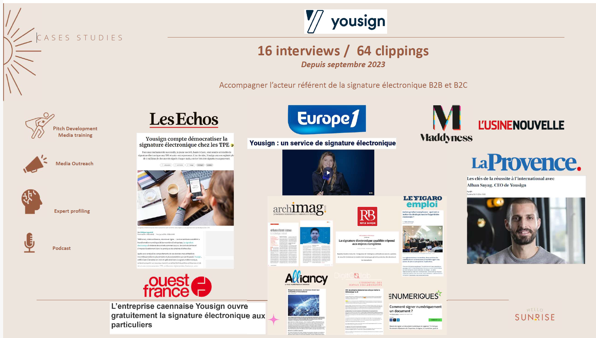 Communication pour Yousign