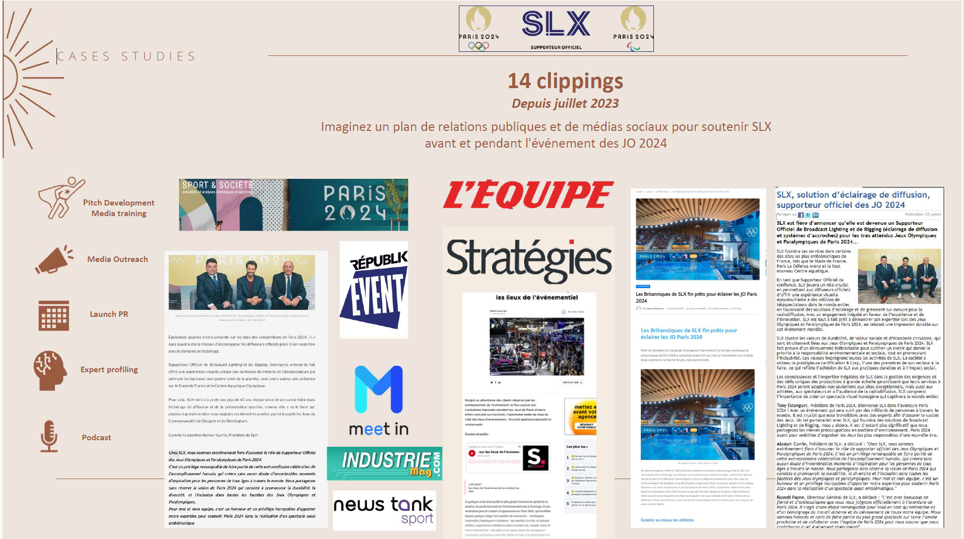 Communication pour SLX