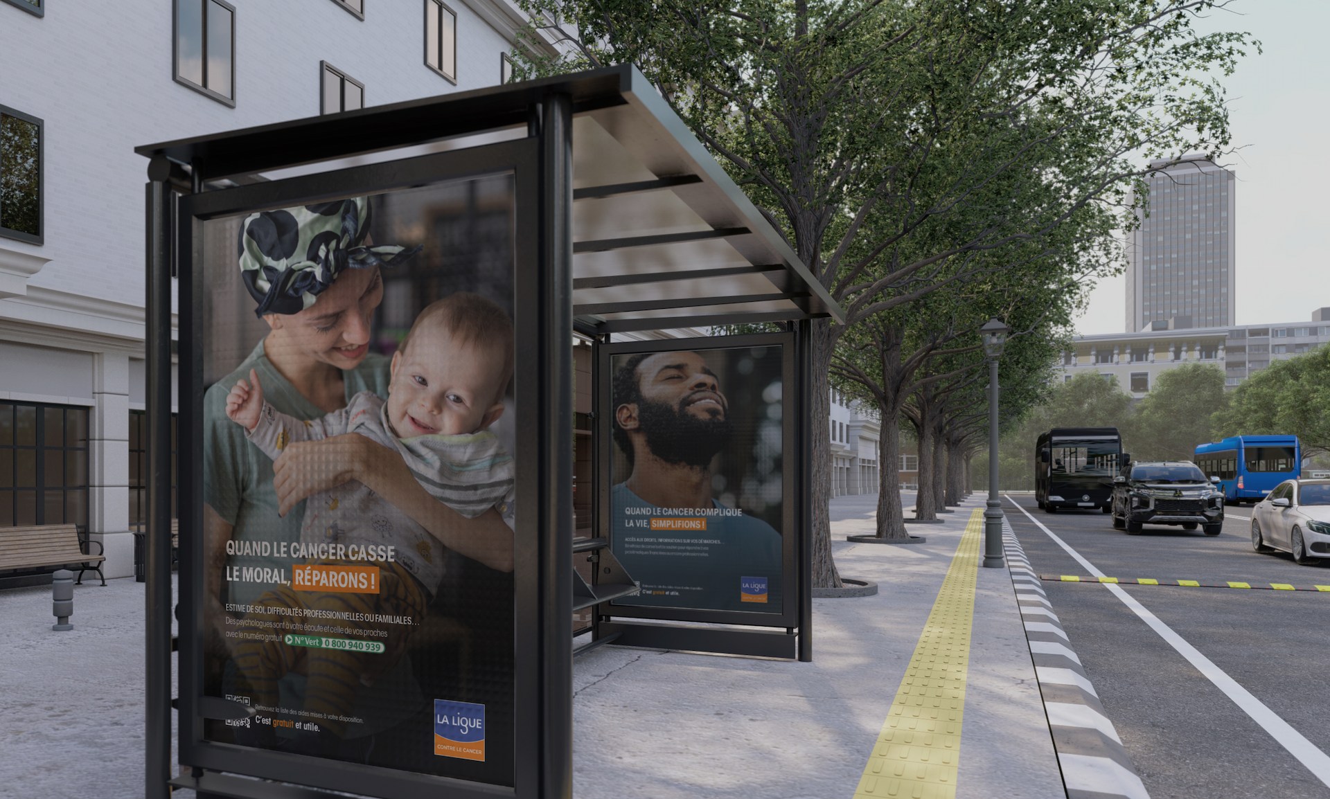 La Ligue contre le Cancer // Campagne de publicité & Rapport d'activité