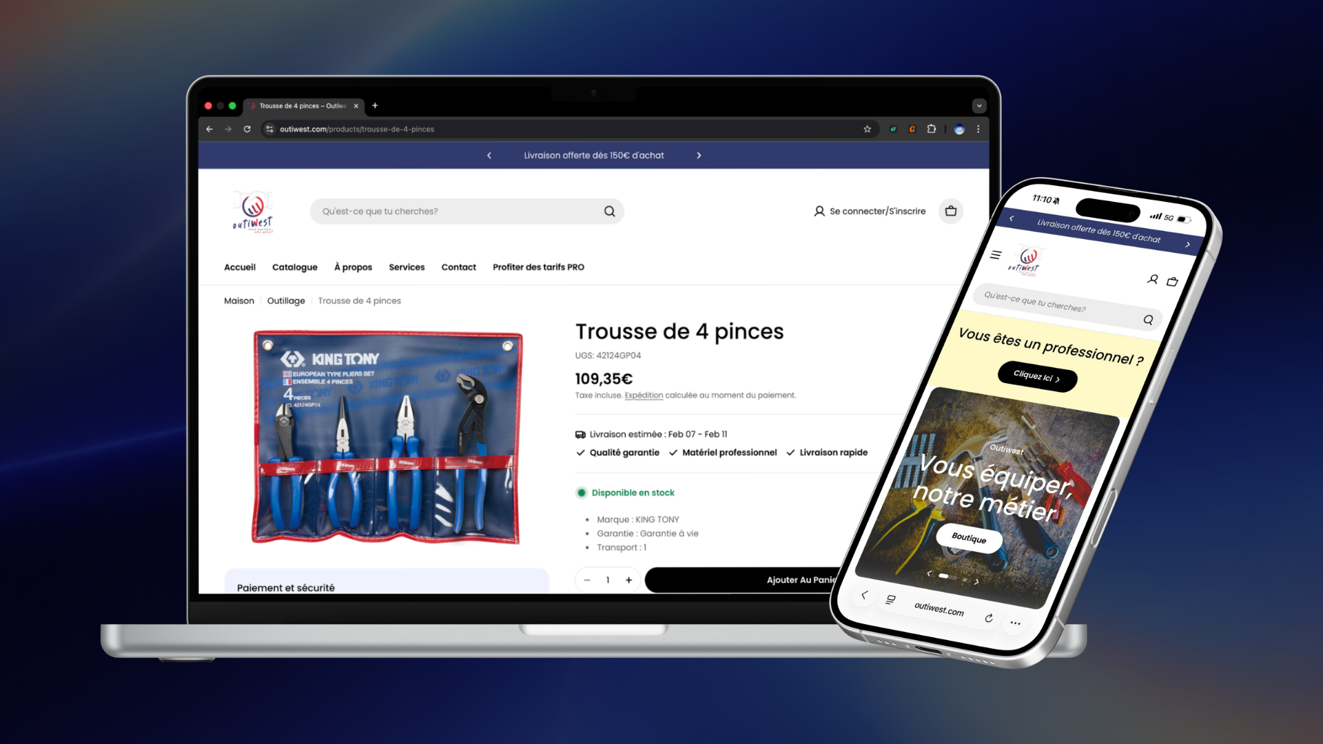 E-commerce Outillage